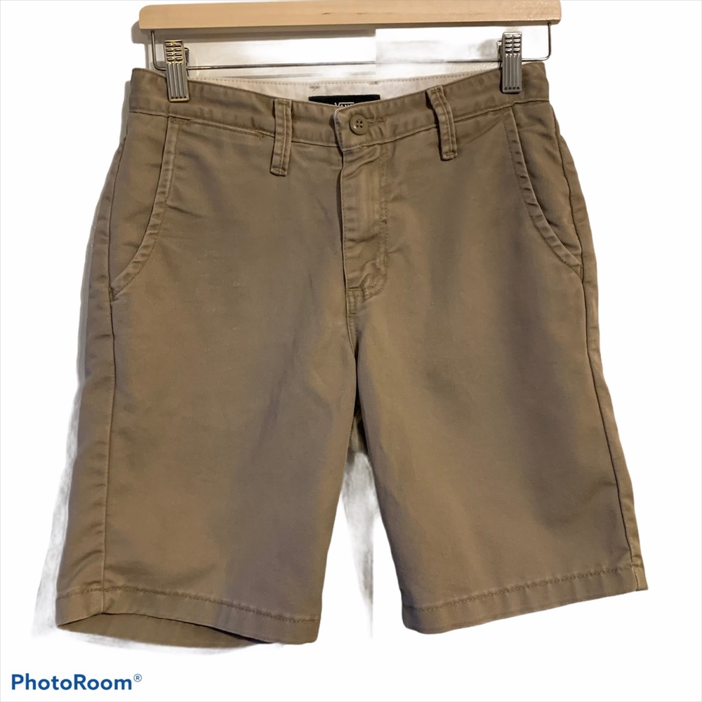Vans 28 16 5 pocket chino shorts khaki uniform skater school comfortable walking